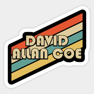 Vintage 80s David Allan Coe Sticker